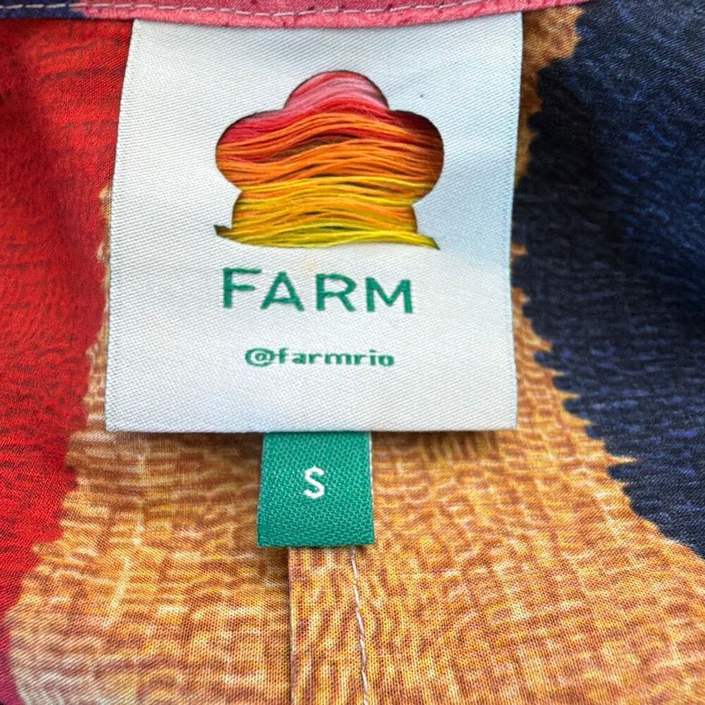 Farm Rio Super Fun Daisy Mini Dress Size Small - Picture 8 of 10
